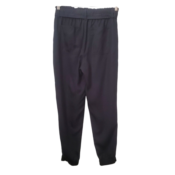 Abercrombie & Fitch Paperbag Waist Joggers Pants Lightweight Black M - Picture 6 of 12